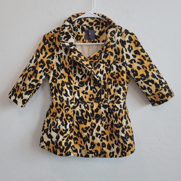💕 Forever 21 Animal Print Blazer Jacket Women's Size XS - Picture 11 of 15